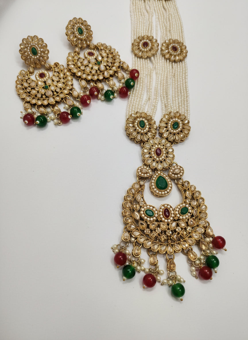 "Gulbahar Royale” – A Symphony of Florals and Festive Grace