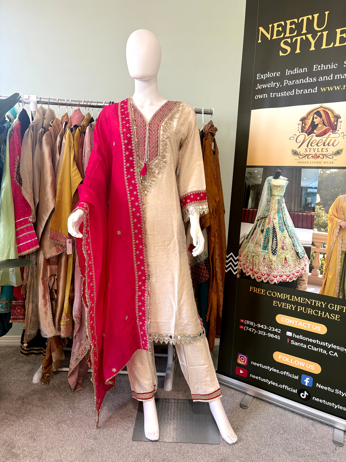Khadi Silk Festive Wear Kurta Set